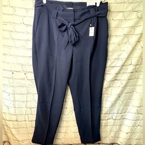 Express Navy Ankle Pants